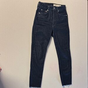 Rag & Bone Dark Blue Ankle Jeans